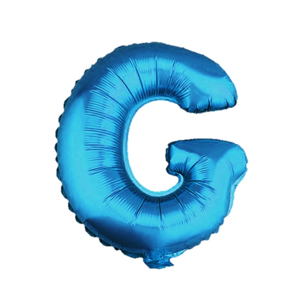 Globo Letras Azul 65 cm A-Z