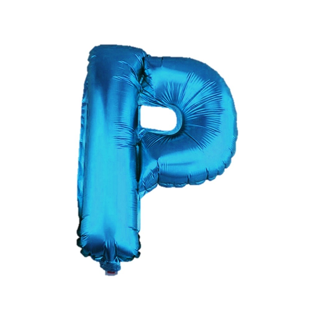 Globo Letras Azul 65 cm A-Z