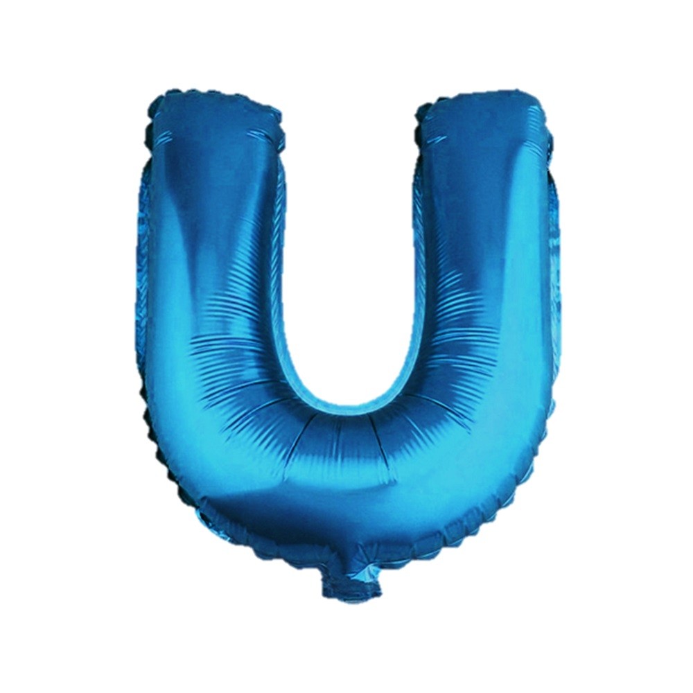 Globo Letras Azul 65 cm A-Z