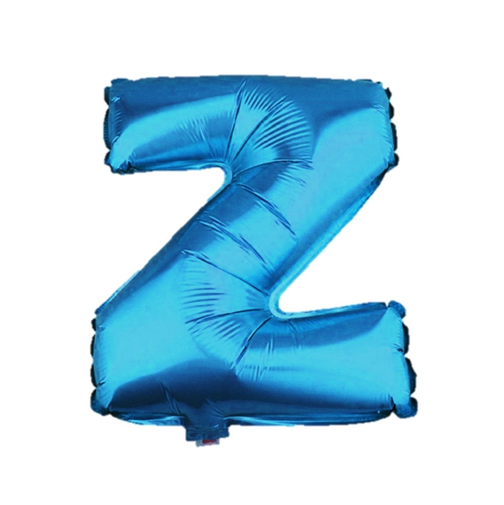 Globo Letras Azul 65 cm A-Z