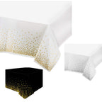 Mantel Lunares Dorado Plateado