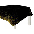 Mantel Lunares Dorado Plateado