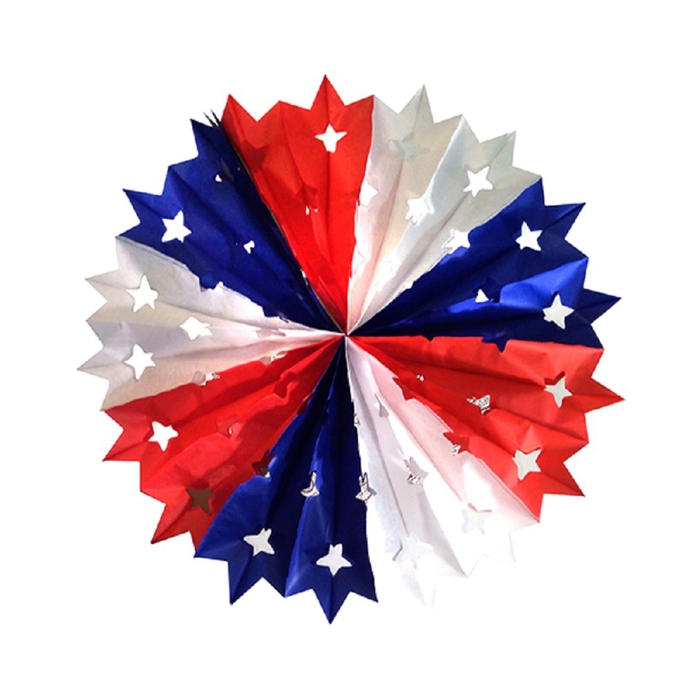 Adorno Redondo Tricolor Grande Chile 56 cms