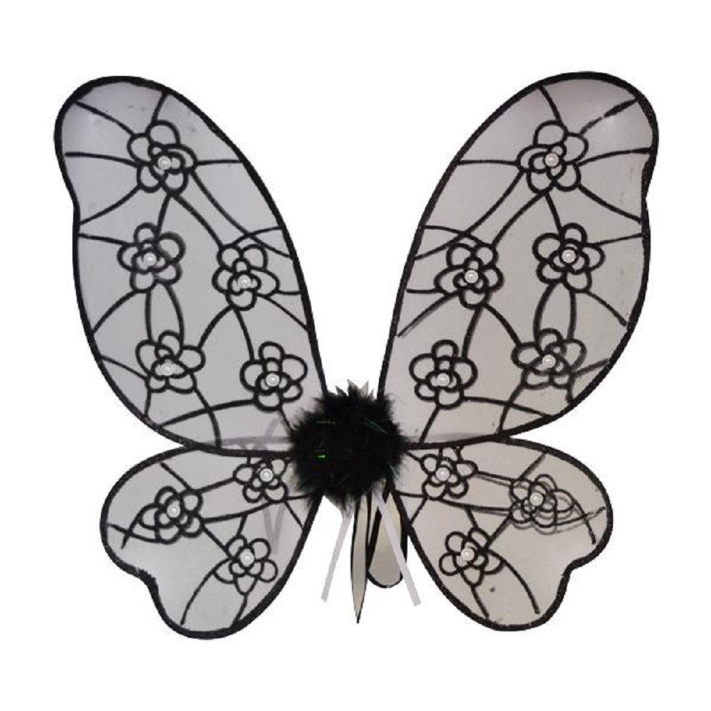 Alas Grandes Mariposa Encaje Flores
