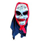 Máscara Halloween Esqueleto con Capucha