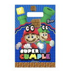 Bolsitas Cumpleaños Súper Mario x 6