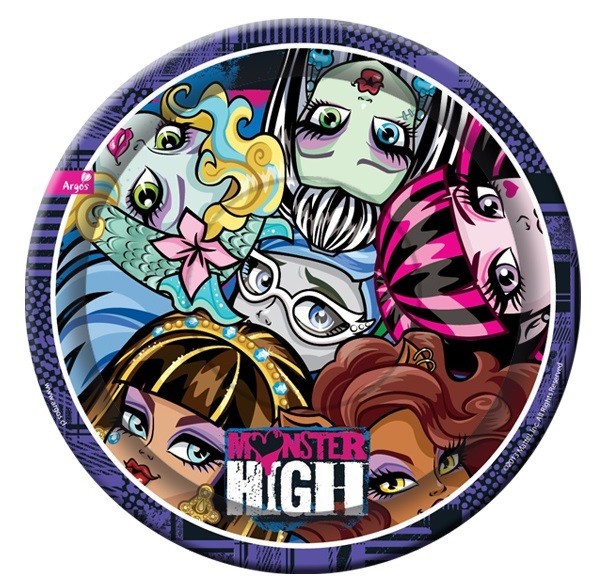 Platos Monster High x 6