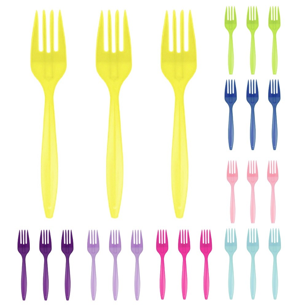 Tenedores x 20 Colores