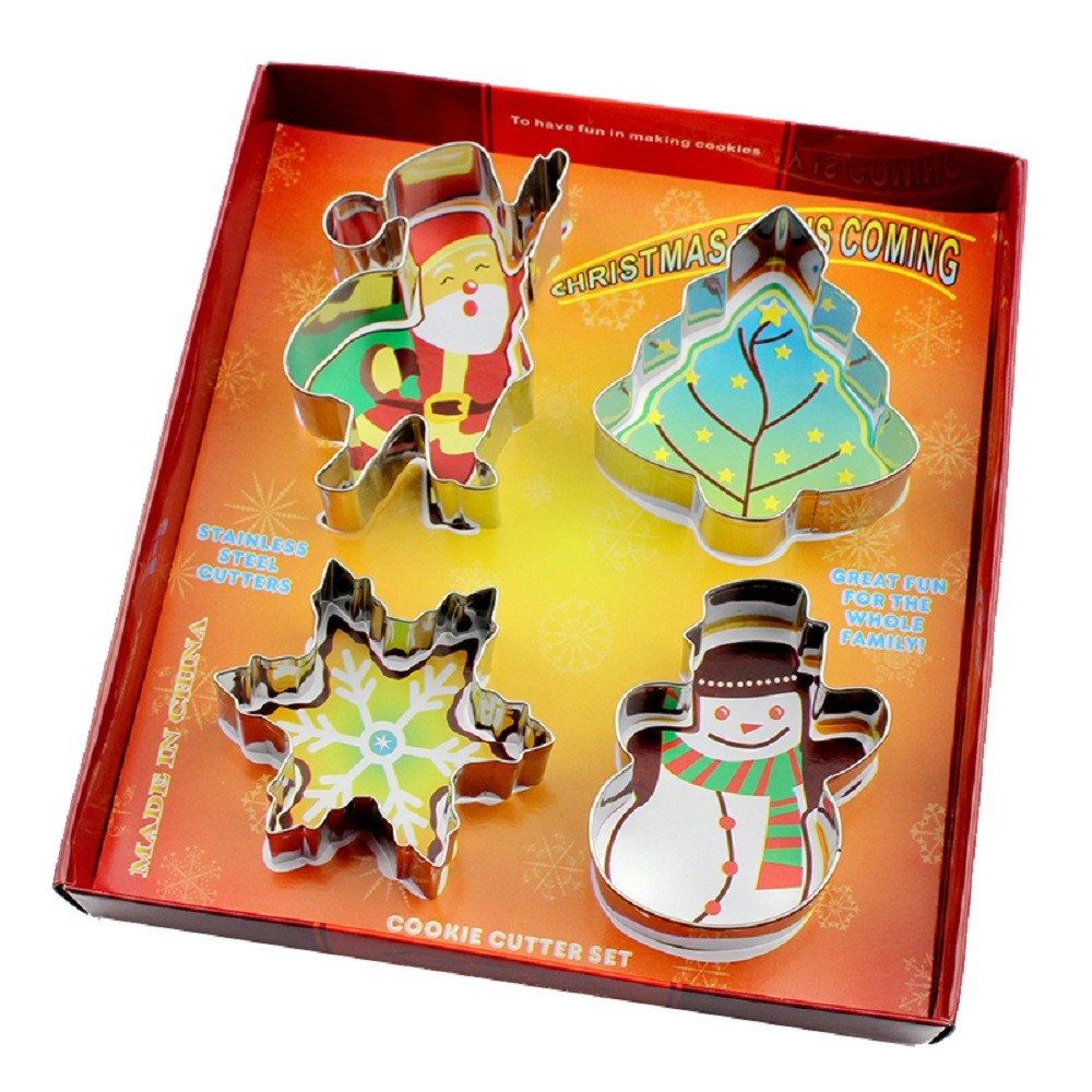 Molde Galletas de Navidad x 4