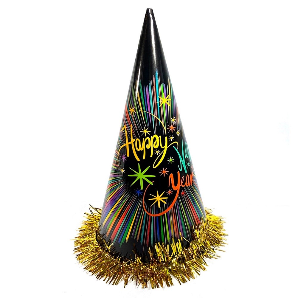 Gorro Cono Happy New Year Color