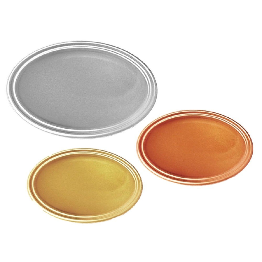 Bandeja Ovalada Metal x 3