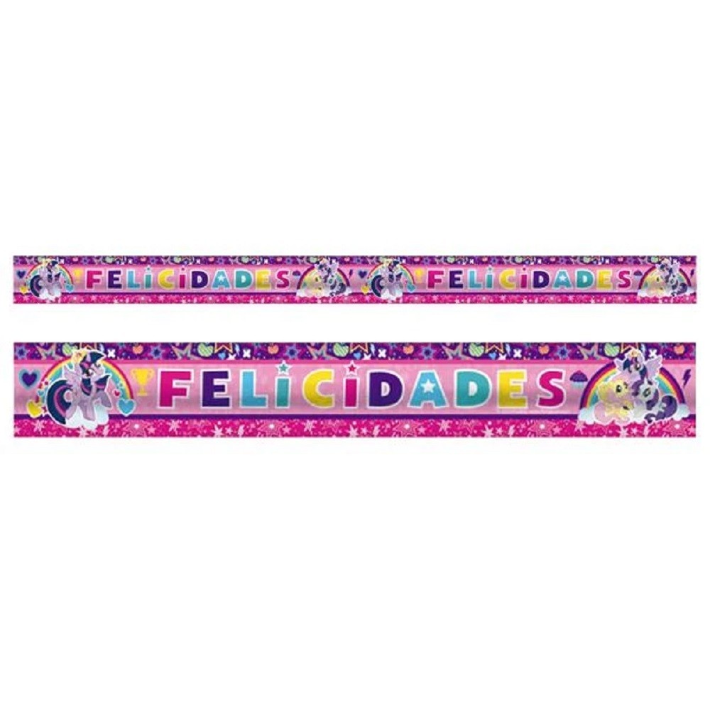 Banner Felicidades My Little Pony