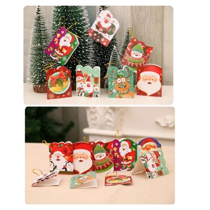 Tarjeta de Regalos de Navidad x 12