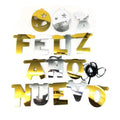 Guirnalda Feliz Año Nuevo Metal