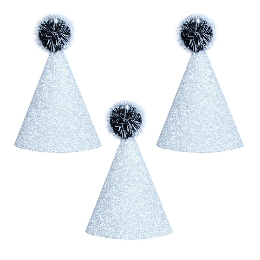 Gorrito Cono Glitter x 6