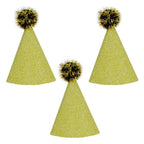 Gorrito Cono Glitter x 6