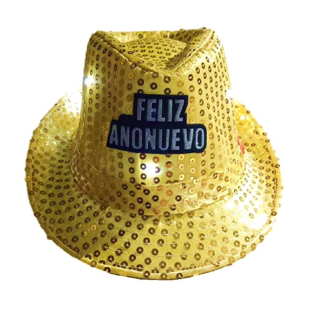 Gorro Año Nuevo Con Luz