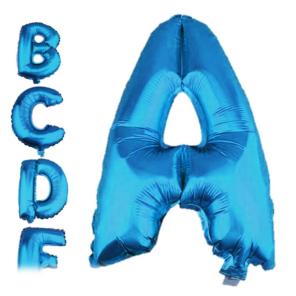 Globo Letras Azul 65 cm A-Z