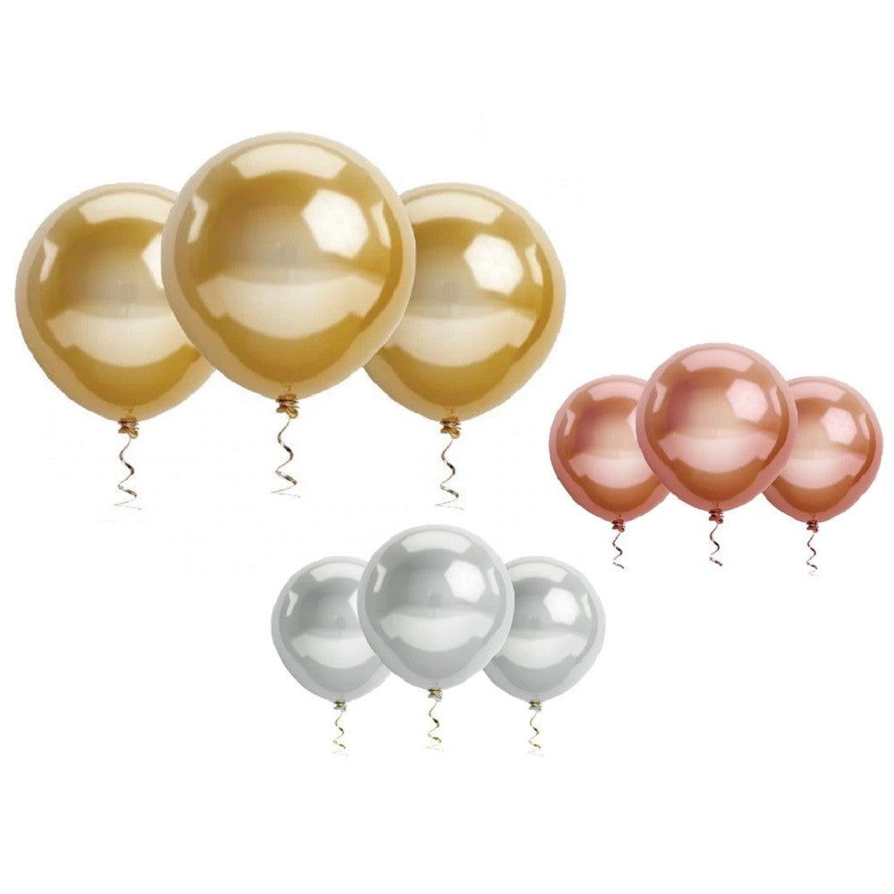 Globos Cromo R 18  x 6
