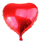 Globo Metálico Corazón 45 cm x 6 un