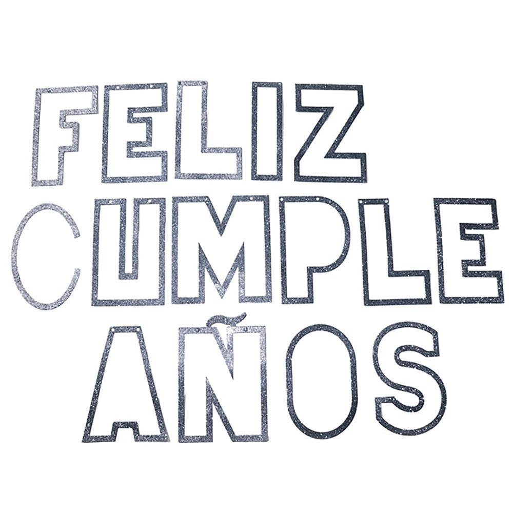 Guirnalda Feliz Cumpleaños Calada