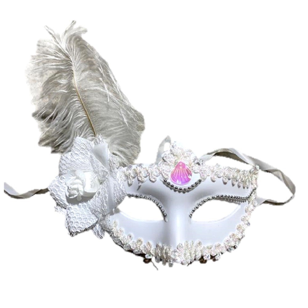 Antifaz Veneciano Pluma Flor
