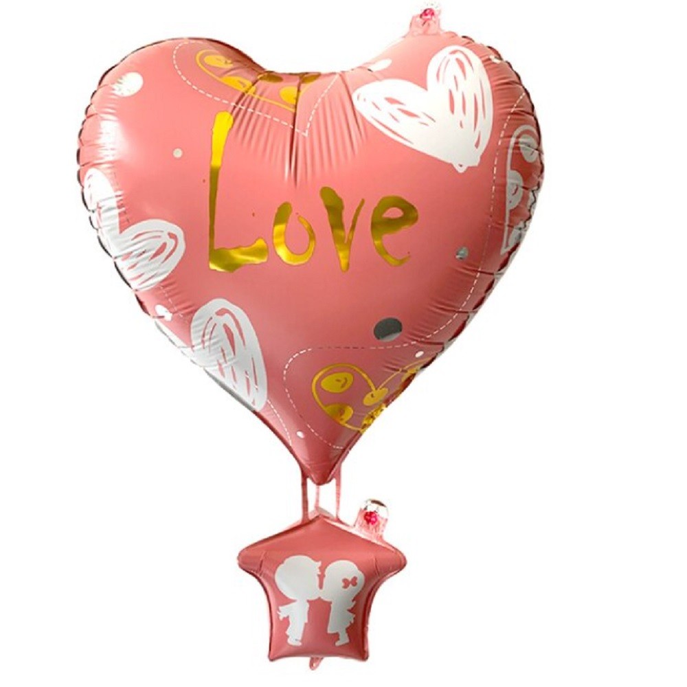 Globo Metálico Corazón Aerostático