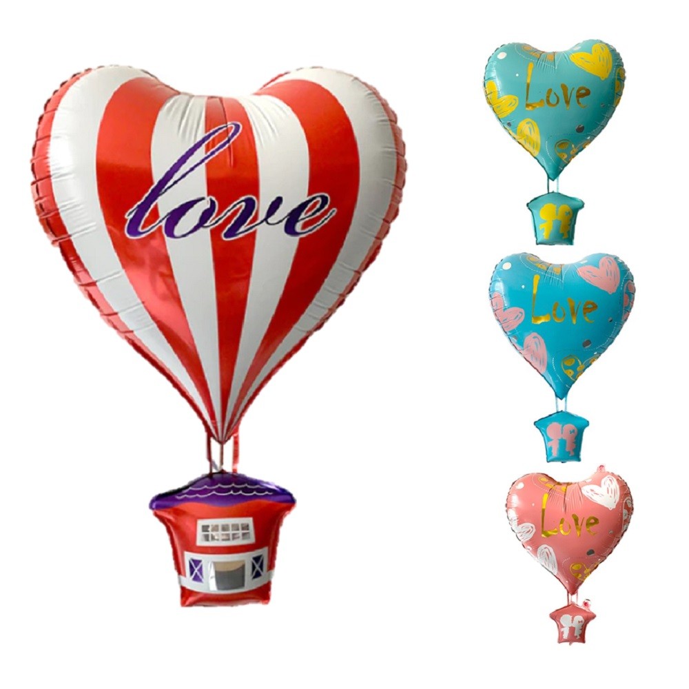 Globo Metálico Corazón Aerostático