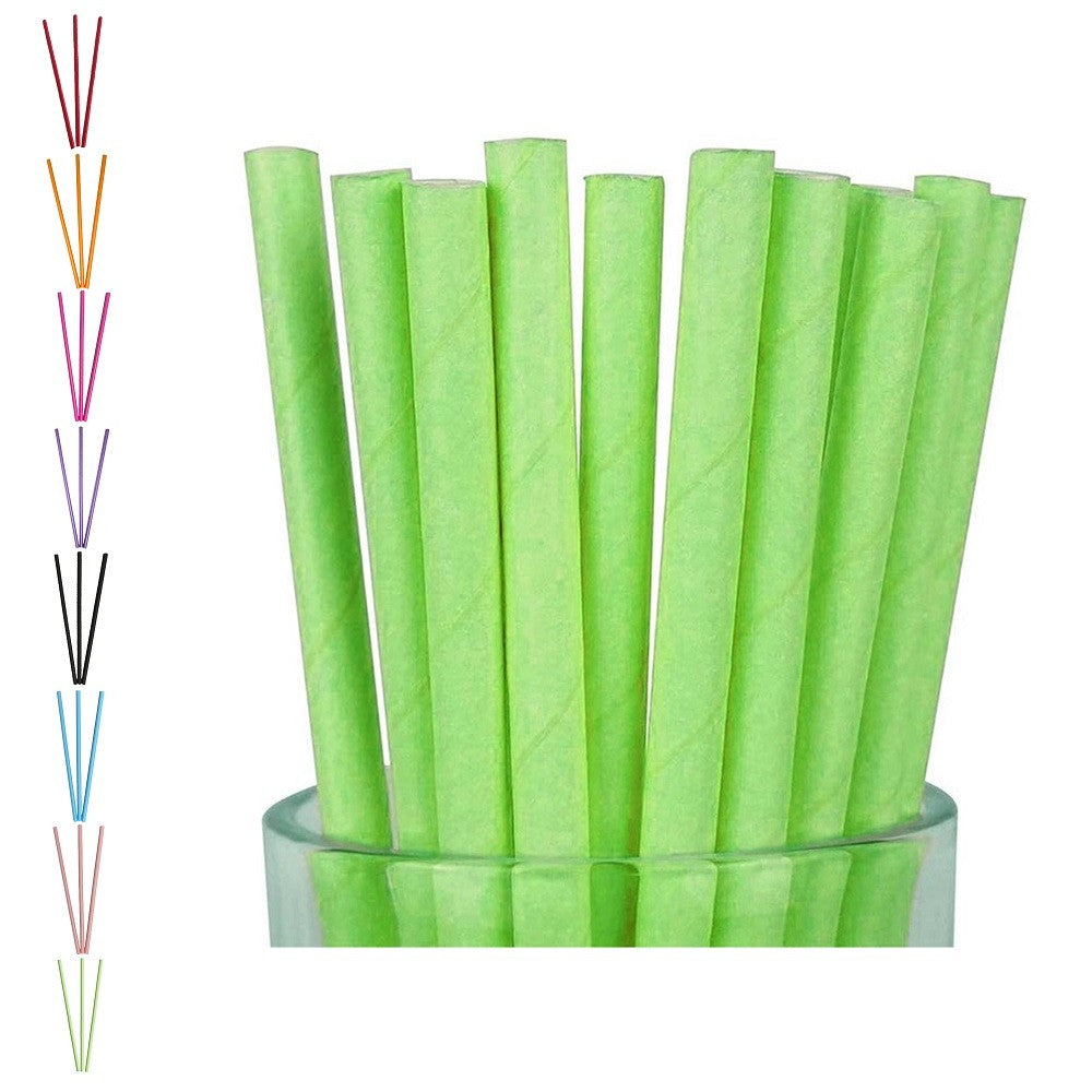 Bombilla Ecológica Papel x 25 Colores