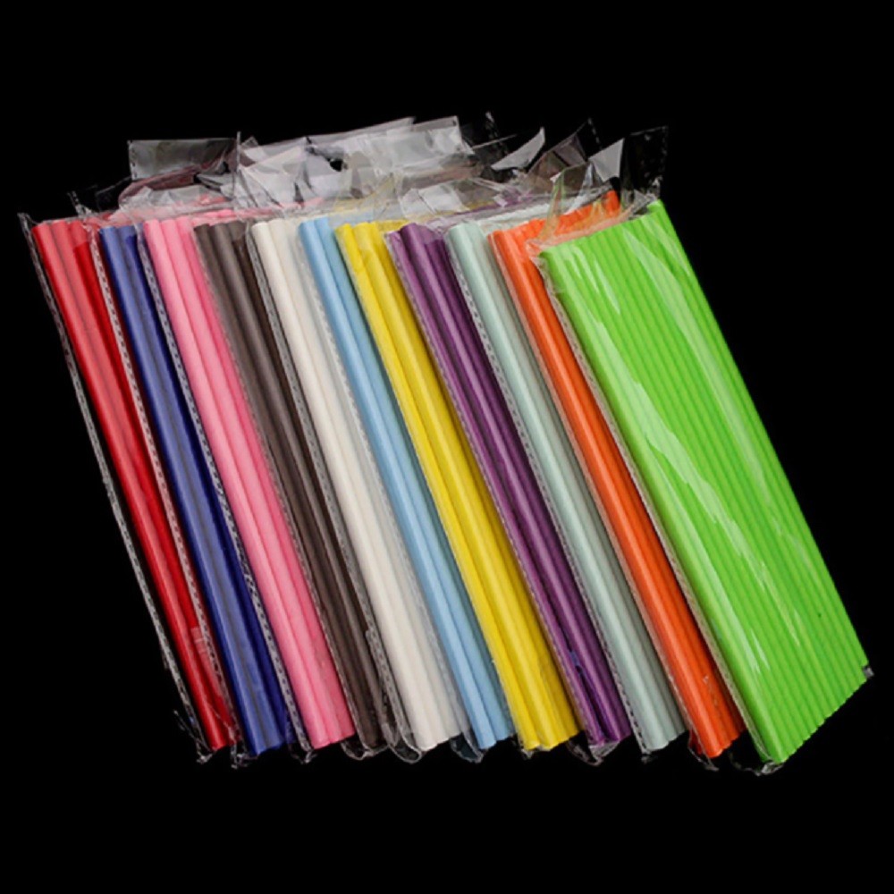 Bombilla Ecológica Papel x 25 Colores