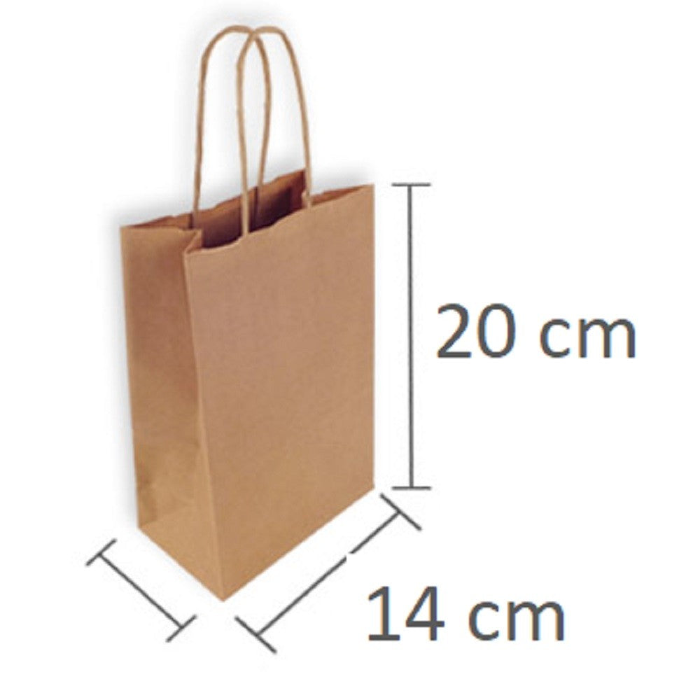 Bolsa Papel Kraft 20 cm x 6