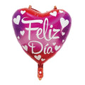 Globo Metálico "Feliz Día" Corazones