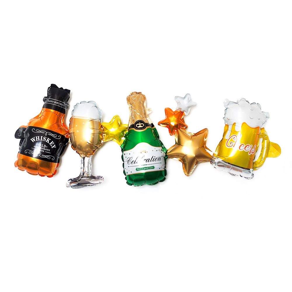 Guirnalda Globos Metálicos Tragos