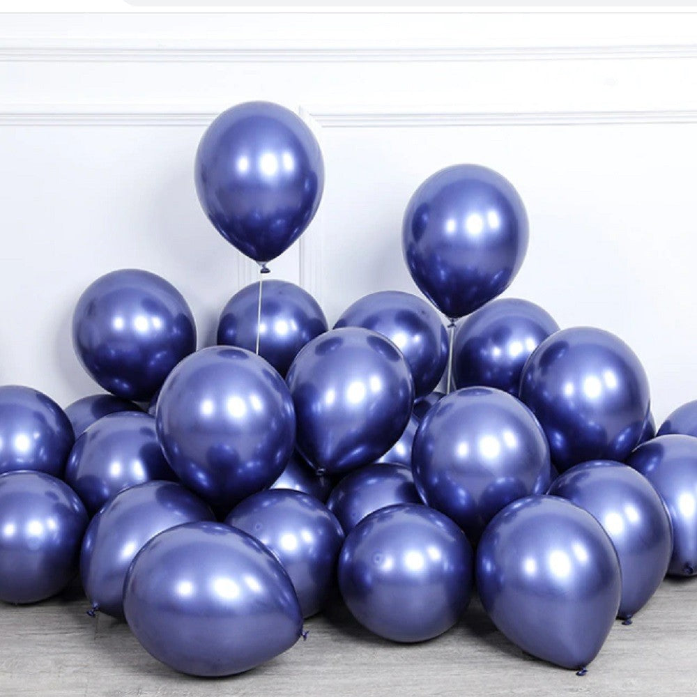 Globo Cromo Metalizado R9 Colores X 25
