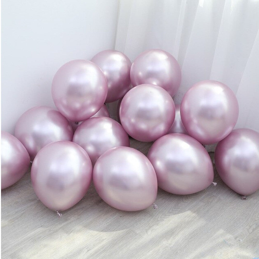 Globo Cromo Metalizado R9 Colores X 25