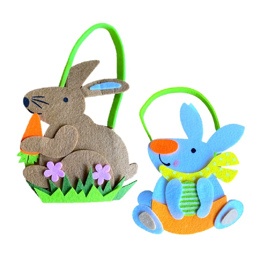 Canasto Conejito de Pascua Colores
