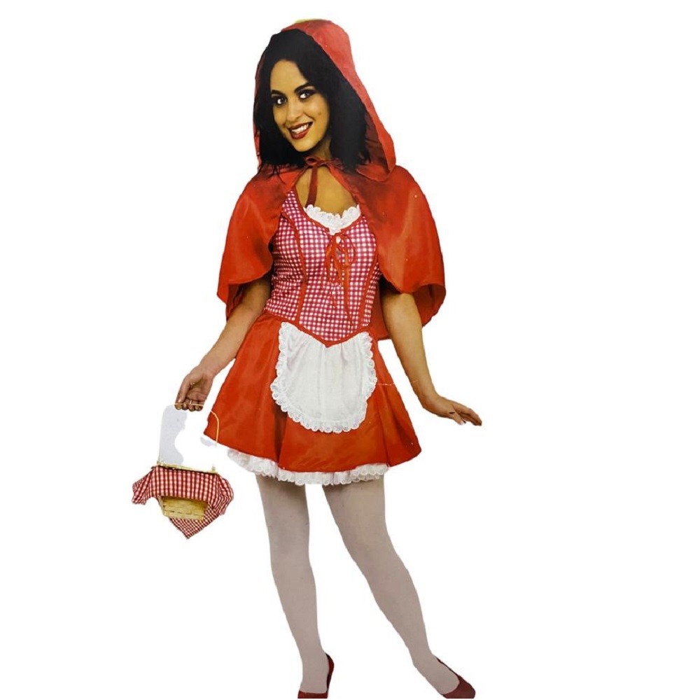 Disfraz Caperucita Roja Corto Adulta