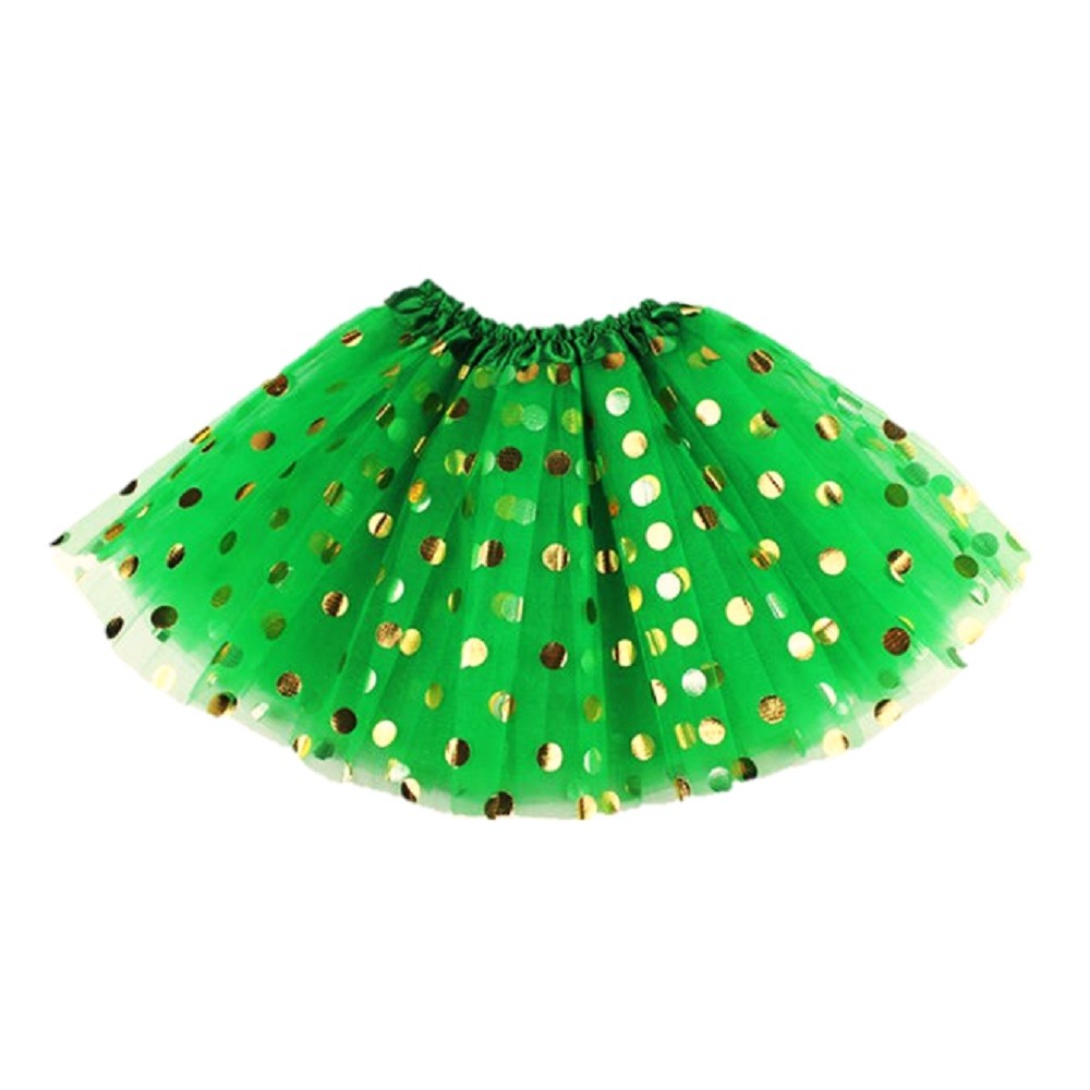 Falda Tutu Lunares Dorados