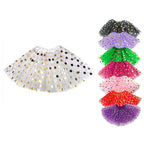 Falda Tutu Lunares Dorados