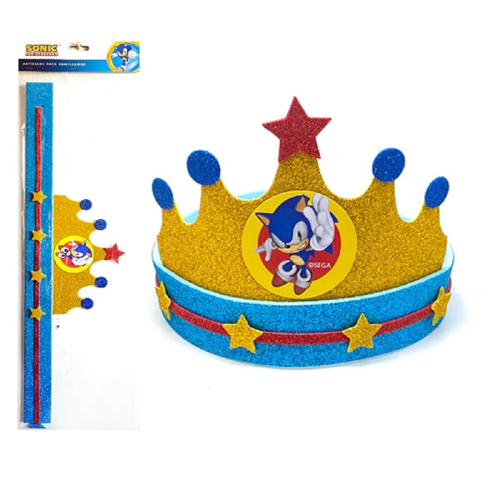 Corona Cumpleaños Sonic