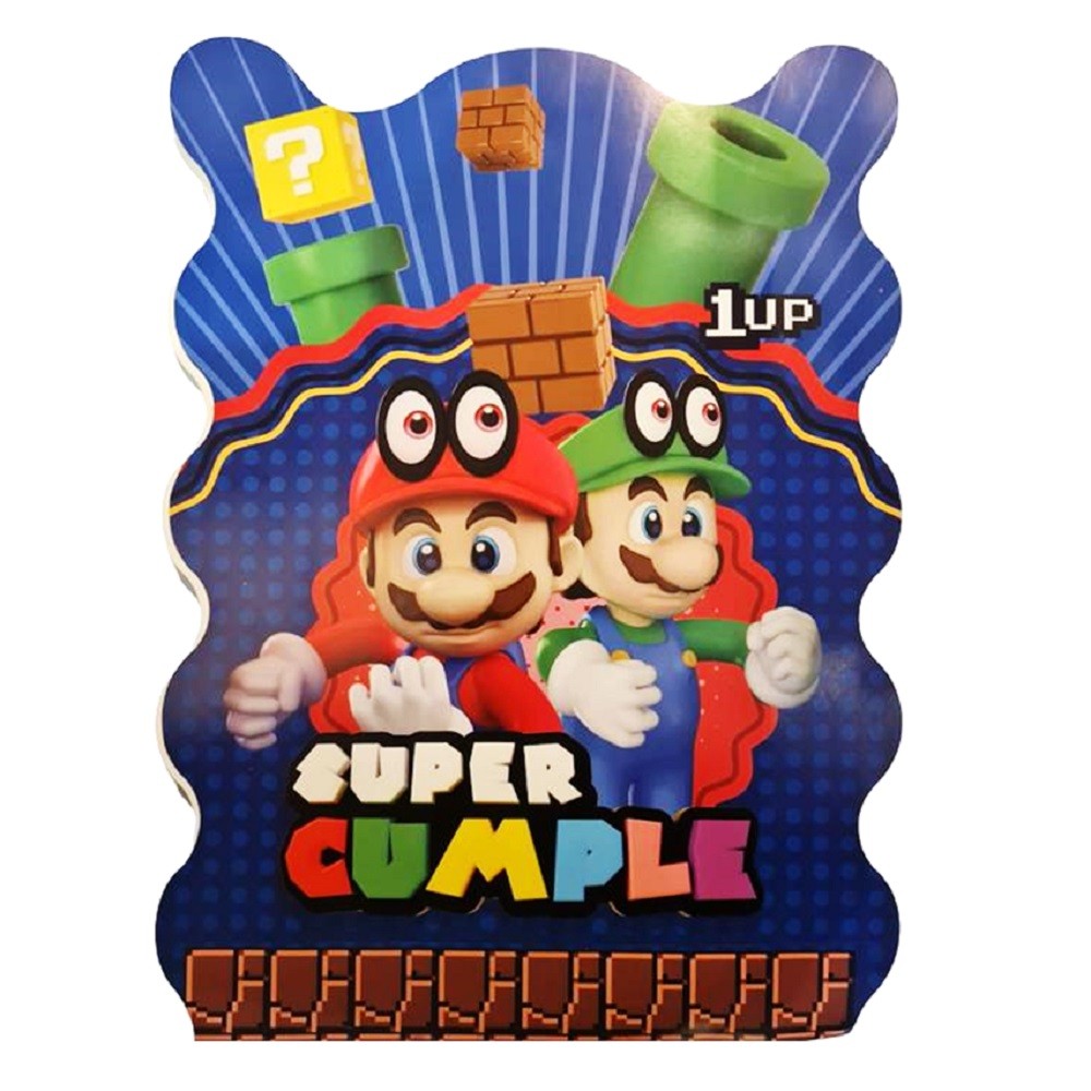 Piñata Cumpleaños Súper Mario
