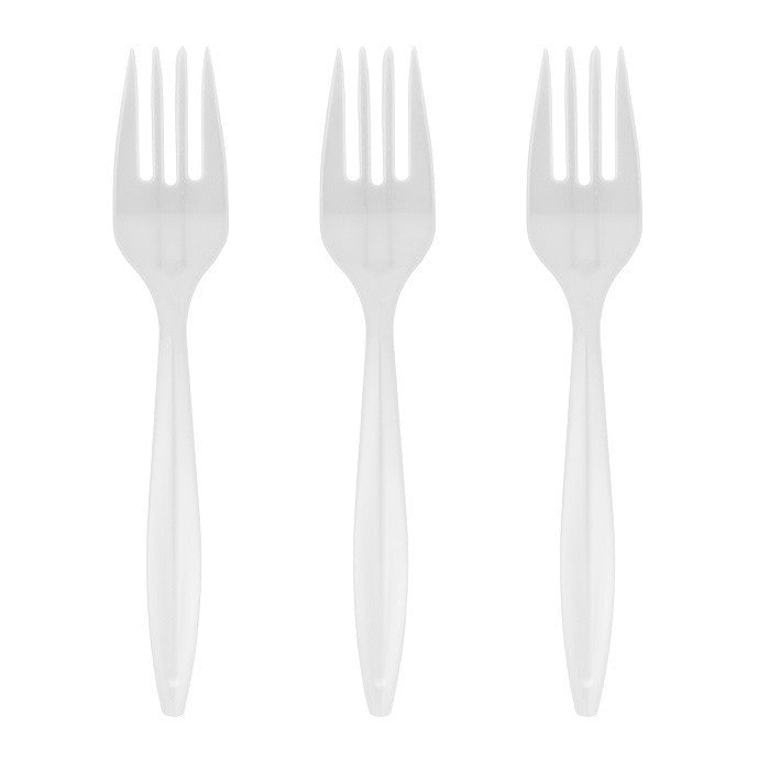 Tenedor Blanco x 36