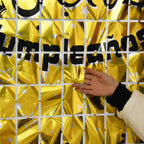 Cortina Metálica Feliz Cumpleaños