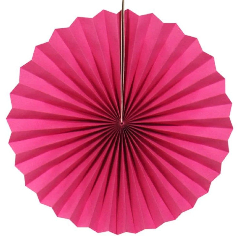 Abanico Papel 30 cms Colores