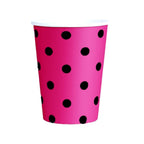 Vaso Polipapel Lunares Colores x 10