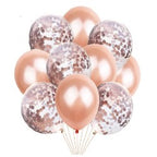 Globos Combi Rose Gold x 10
