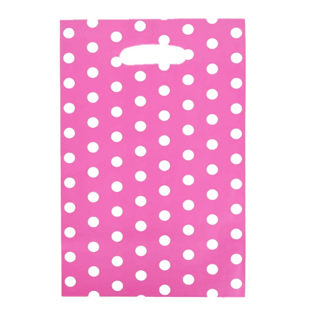 Bolsa Dulces Lunares Colores x 10