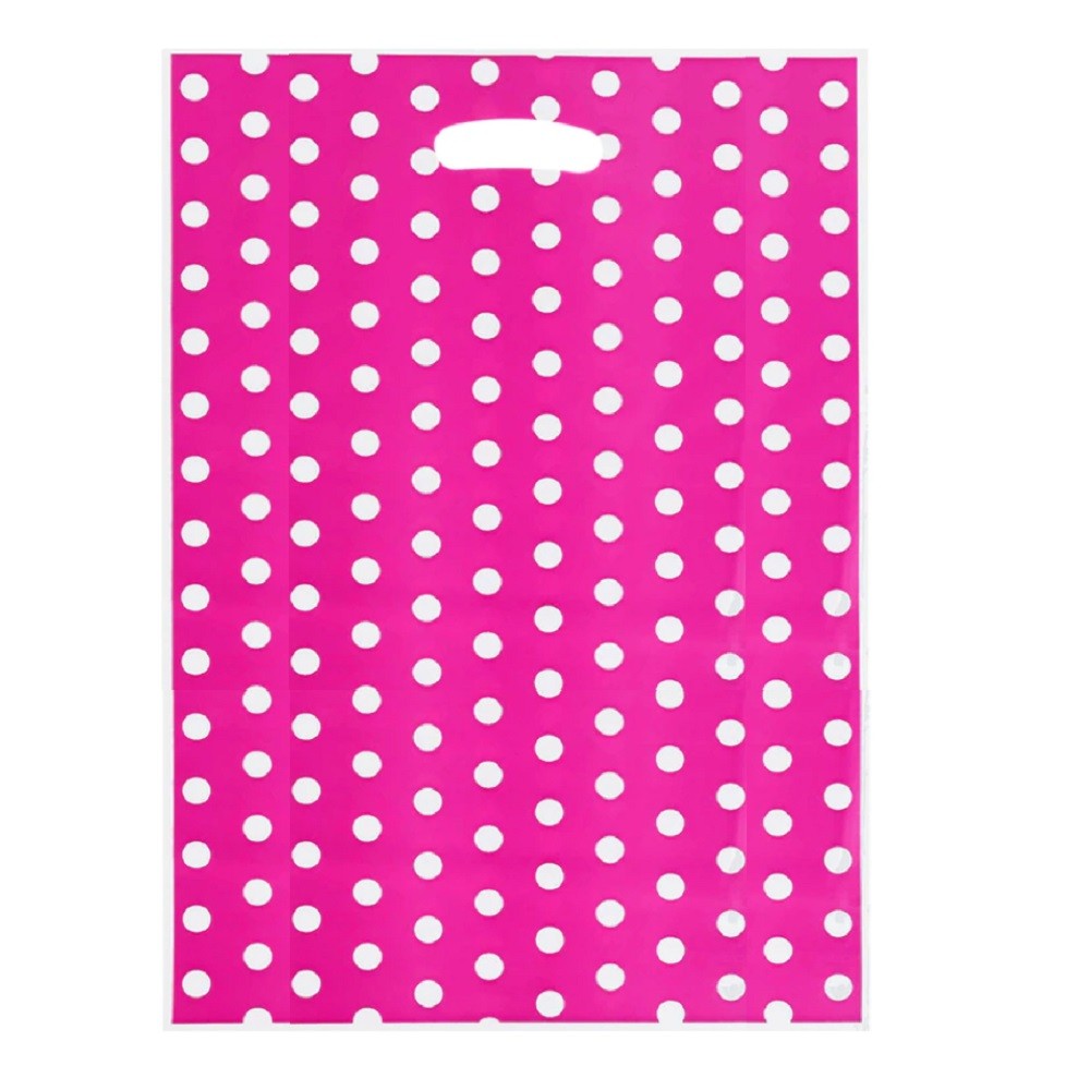 Bolsa Dulces Lunares Colores x 10
