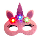 Set Faldita y Antifaz Unicornio Led