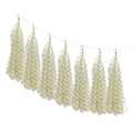 Guirnalda Tassel Rayas Doradas